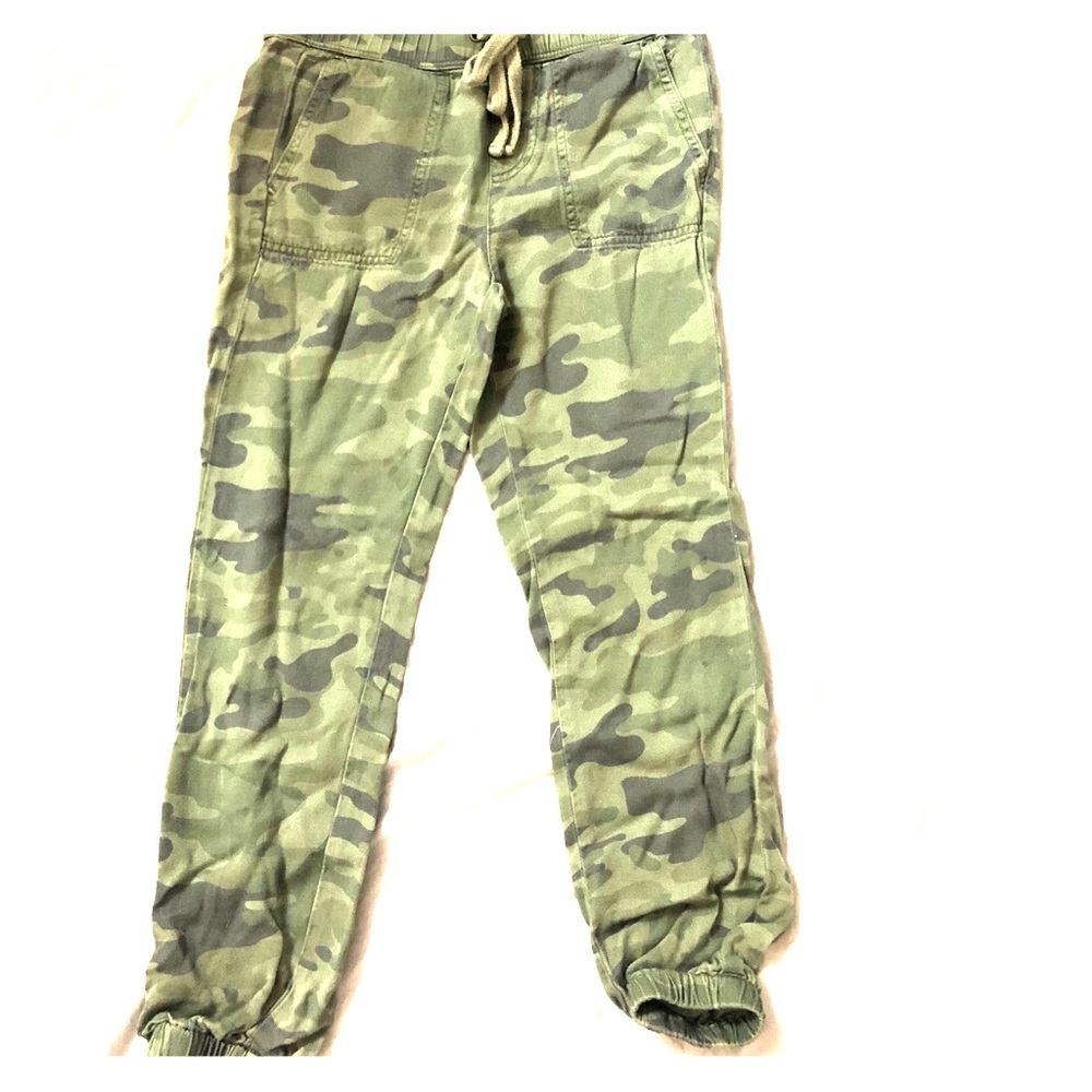 Cute green camo joggers